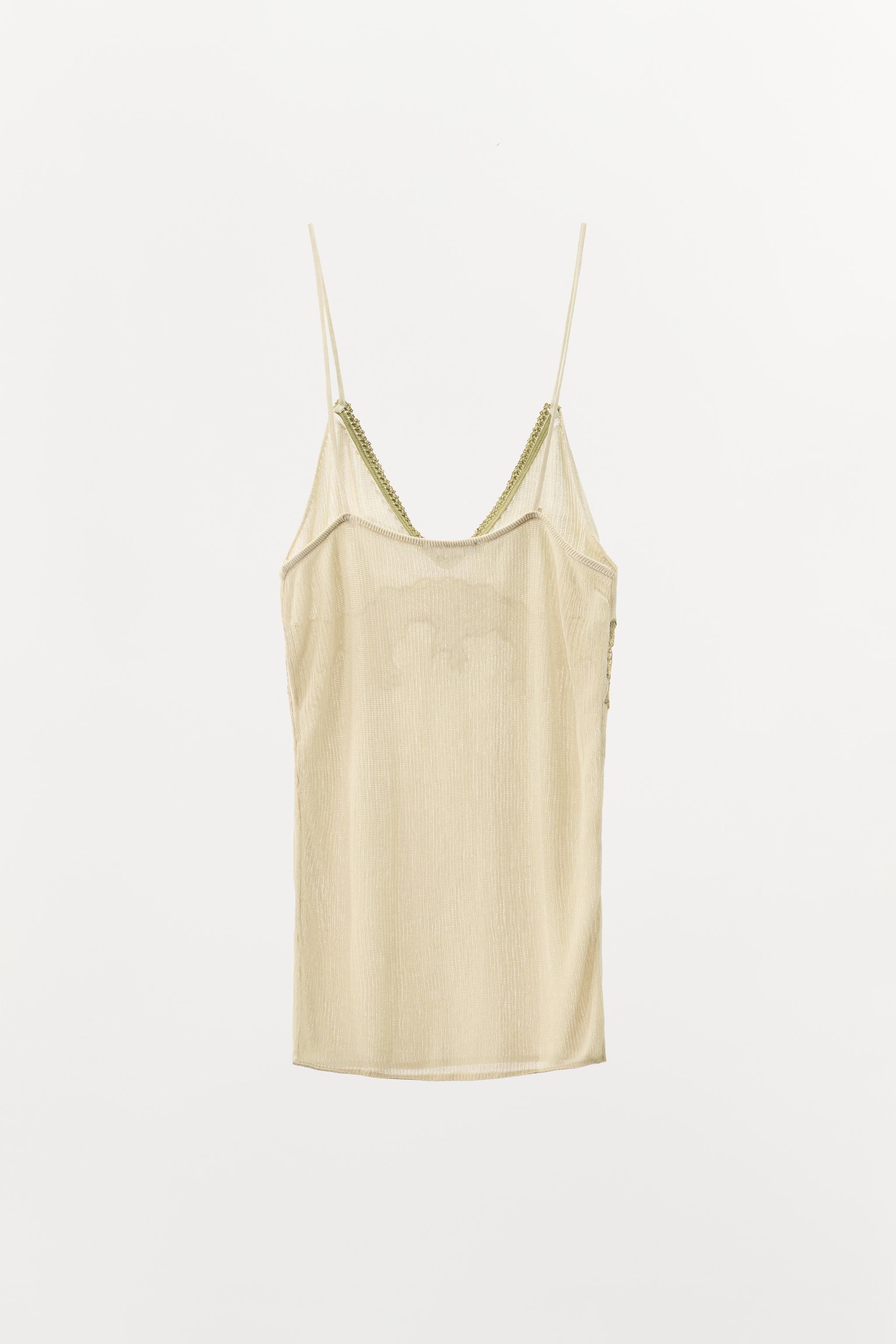 COMBINATION KNIT LACE TOP